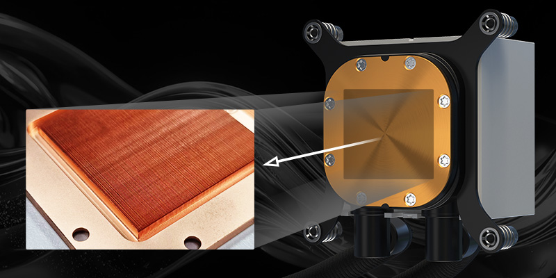 Optimized Recessed Microfin Array